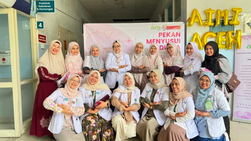 IMD dan Kolostrum Selamatkan Bayi Sejak Detik Pertama, AIMI Aceh Edukasi Keluarga di RSUDZA