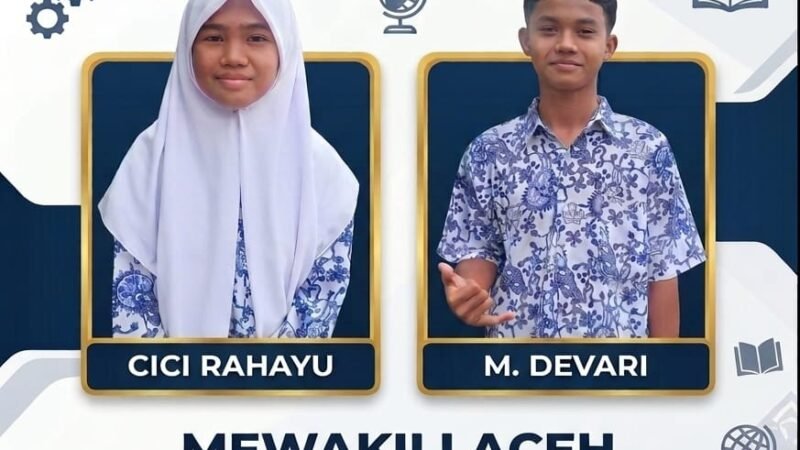 Dua Siswa SMPN 2 Meukek Wakili Aceh di Final Nasional OSN IPS 2026