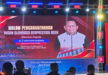 Kiprahnya yang Sangat Banyak, T Rayuan Sukma Raih Penghargaan Pembina Olahraga Terbaik 2026