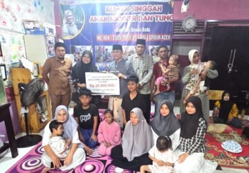 Baitul Mal Aceh Salurkan Bantuan Rp 30 Juta untuk Rumah Singgah C-Four