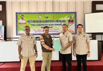 Mitahuddin Pimpin PBSI Aceh Tengah 2026-2030, Prioritaskan Pembinaan Atlet
