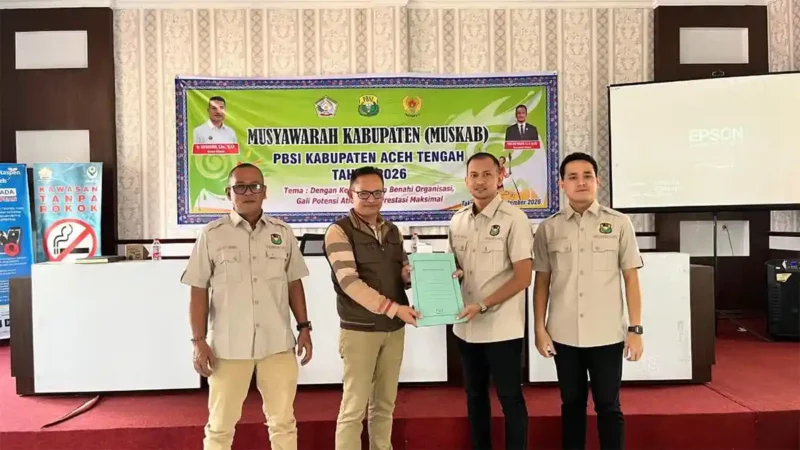 Mitahuddin Pimpin PBSI Aceh Tengah 2026-2030, Prioritaskan Pembinaan Atlet