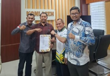 KSMI Aceh Audiensi dengan KONI Aceh, Serahkan SK Kepengurusan