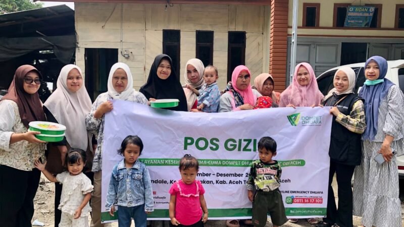 Pulihkan Gizi Balita Pascabencana, LKC Dompet Dhuafa Aceh Dampingi Keluarga Dua Desa di Aceh Tengah